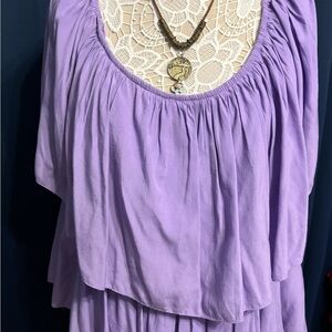 Verso a Lavender Layered top 2XL